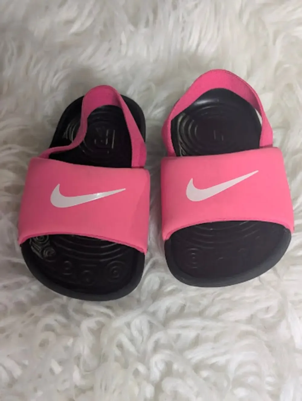 NIKE Kawa Baby/Toddler Slides Pink size 4C Summer Beach Vacation
